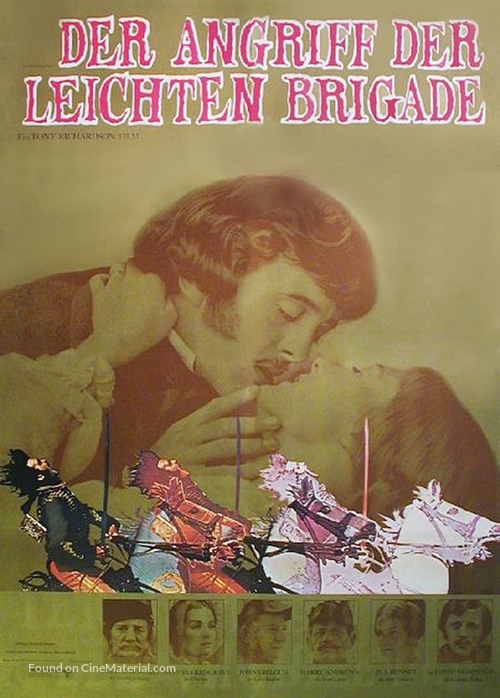 The Charge of the Light Brigade - German Movie Poster