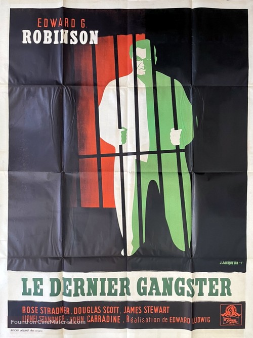 The Last Gangster - French Movie Poster