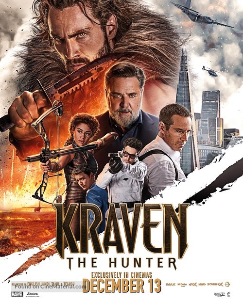 Kraven the Hunter - Indian Movie Poster