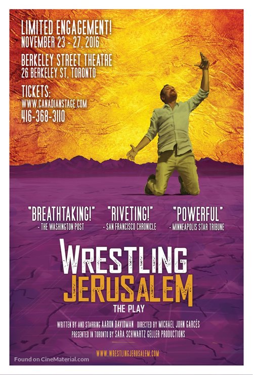 Wrestling Jerusalem - Canadian Movie Poster