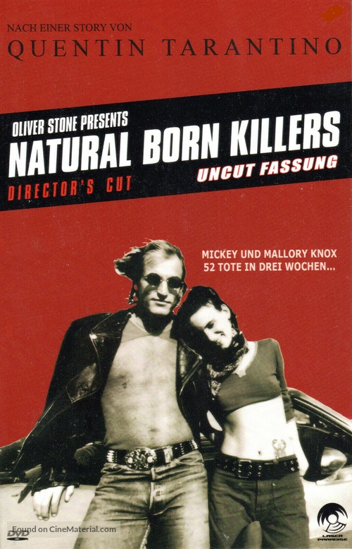 Natural Born Killers - German DVD movie cover