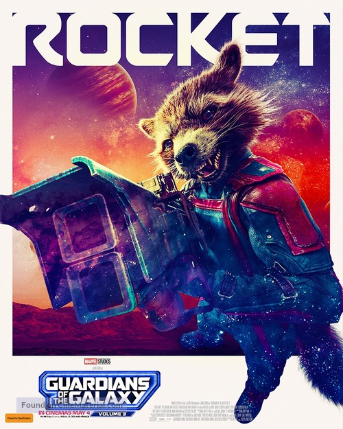 Guardians of the Galaxy Vol. 3 - Australian Movie Poster