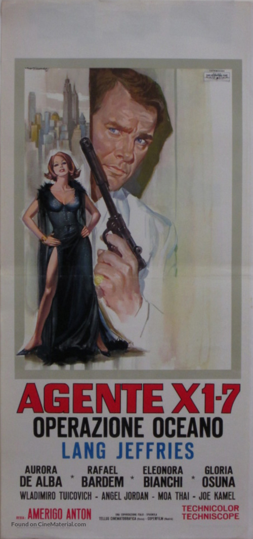 Agente X 1-7 operazione Oceano - Italian Movie Poster