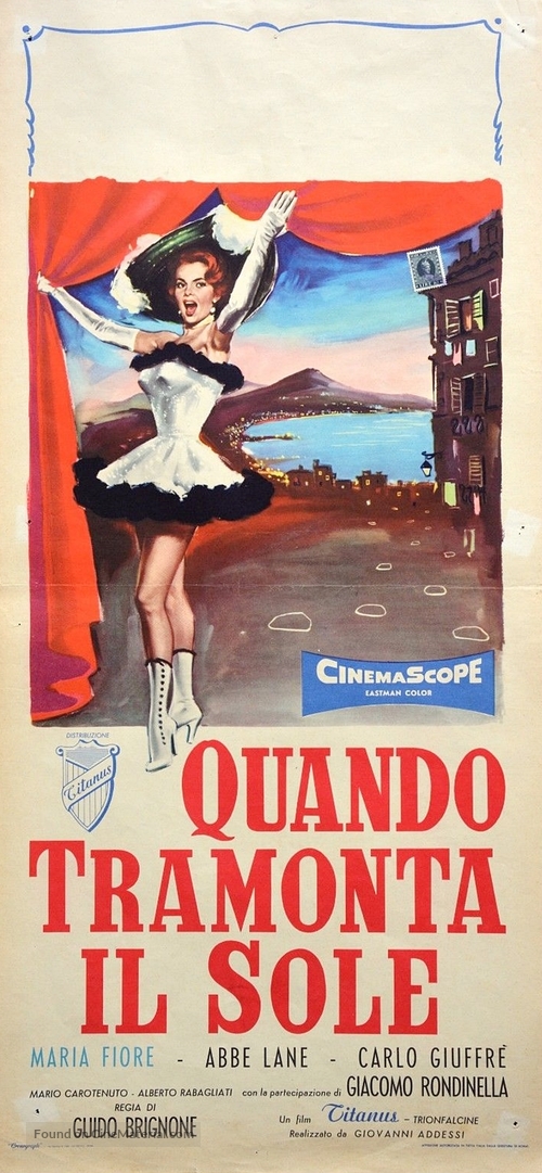 Quando tramonta il sole - Italian Movie Poster
