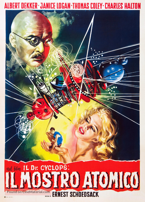 Dr. Cyclops - Italian Re-release movie poster