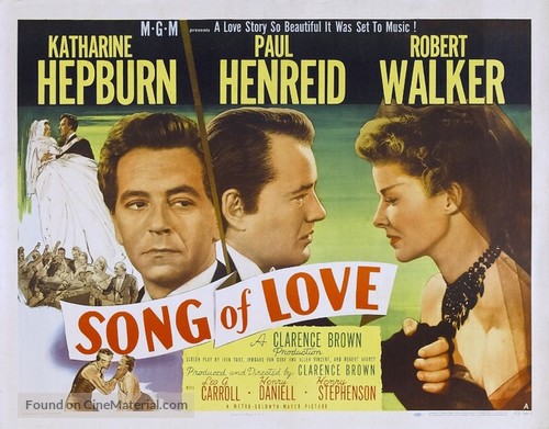 Song of Love - British Movie Poster