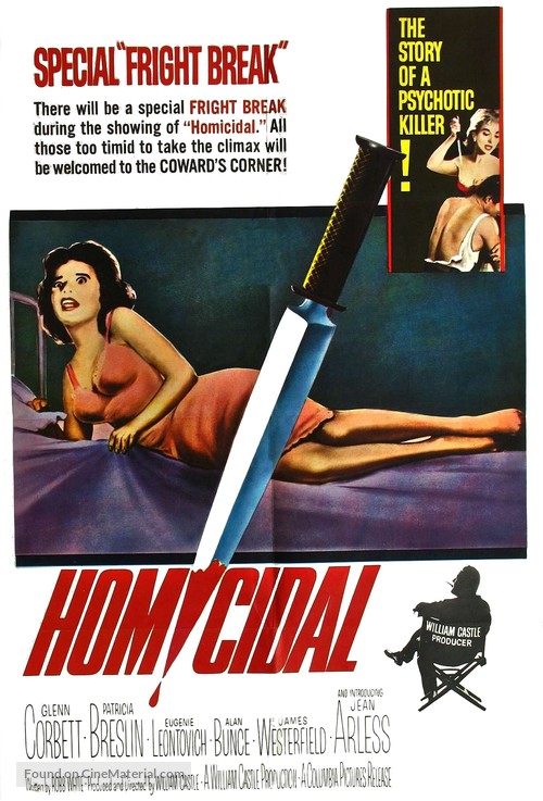 Homicidal - Movie Poster