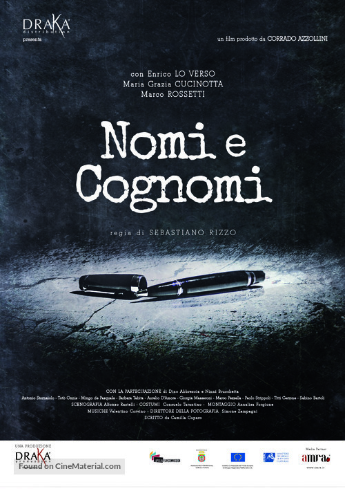 Nomi e cognomi - Italian Movie Poster