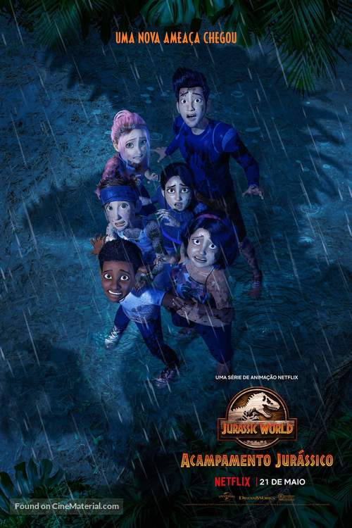 &quot;Jurassic World: Camp Cretaceous&quot; - Brazilian Movie Poster