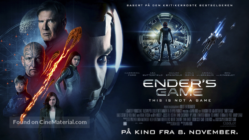 Ender&#039;s Game - Norwegian Movie Poster