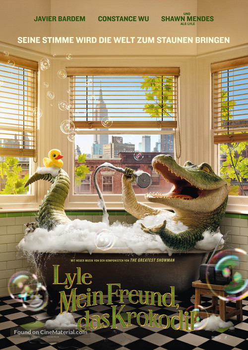 Lyle, Lyle, Crocodile - German Movie Poster
