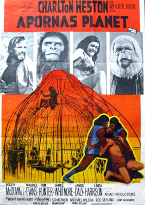 Planet of the Apes - Swedish Movie Poster