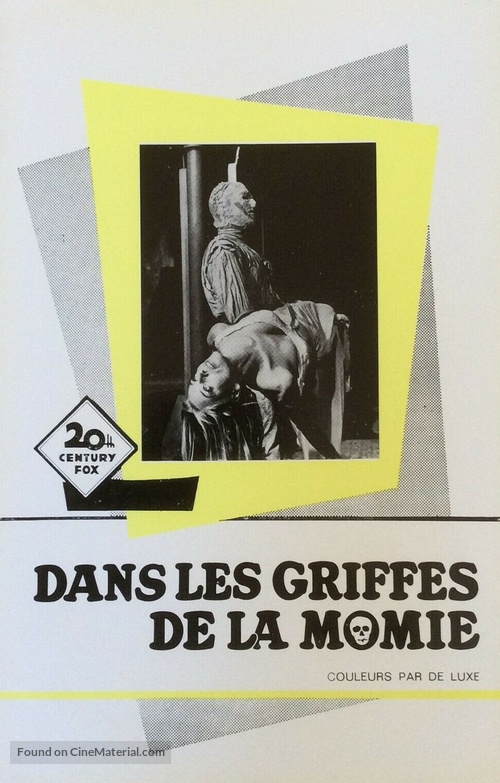 The Mummy&#039;s Shroud - French poster