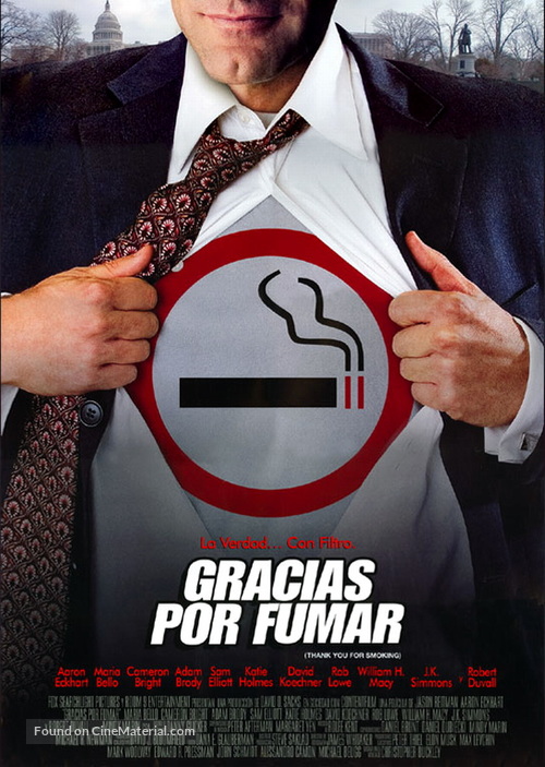 Thank You For Smoking - Mexican Movie Poster