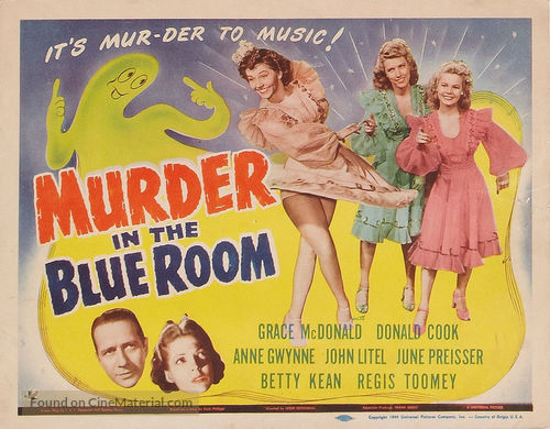 Murder in the Blue Room - Movie Poster