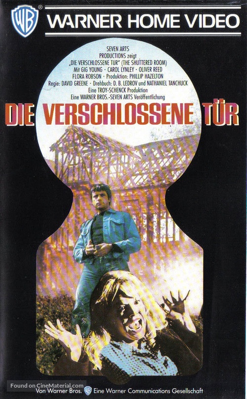 The Shuttered Room - German VHS movie cover