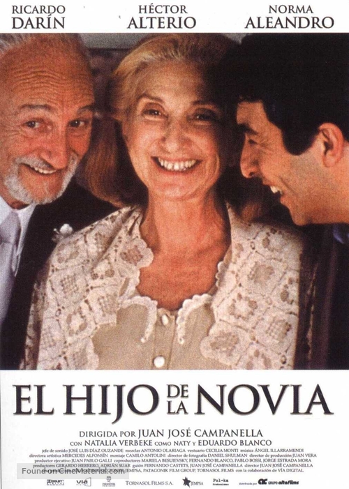 Hijo de la novia, El - Spanish Movie Poster
