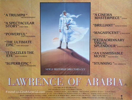 Lawrence of Arabia - British Movie Poster