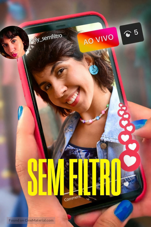 &quot;Sem Filtro&quot; - Brazilian Movie Poster