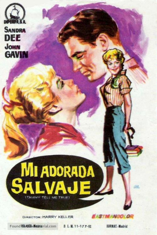 Tammy Tell Me True - Spanish Movie Poster