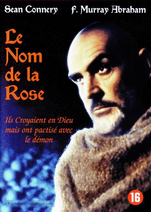 The Name of the Rose - Belgian DVD movie cover