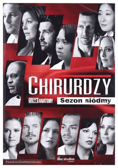 &quot;Grey&#039;s Anatomy&quot; - Polish DVD movie cover