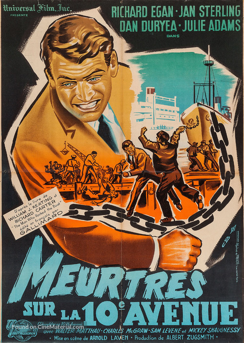 Slaughter on Tenth Avenue - French Movie Poster