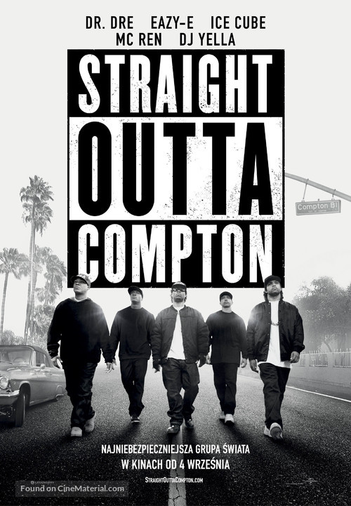 Straight Outta Compton - Polish Movie Poster