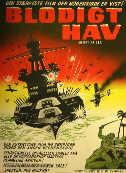 Victory at Sea - Danish Movie Poster