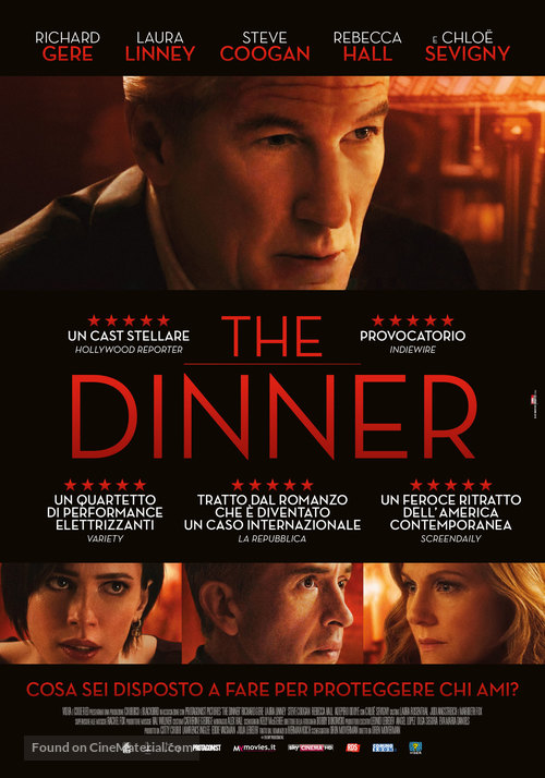The Dinner - Italian Movie Poster