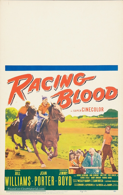 Racing Blood - Movie Poster