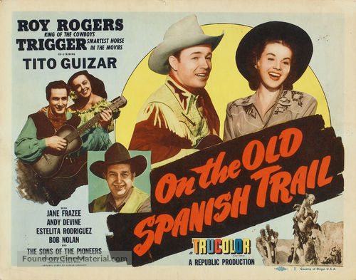 On the Old Spanish Trail - Movie Poster