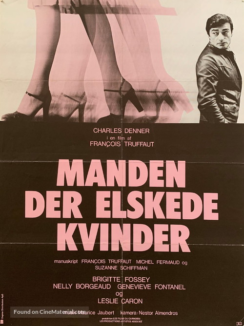 L&#039;homme qui aimait les femmes - Danish Movie Poster