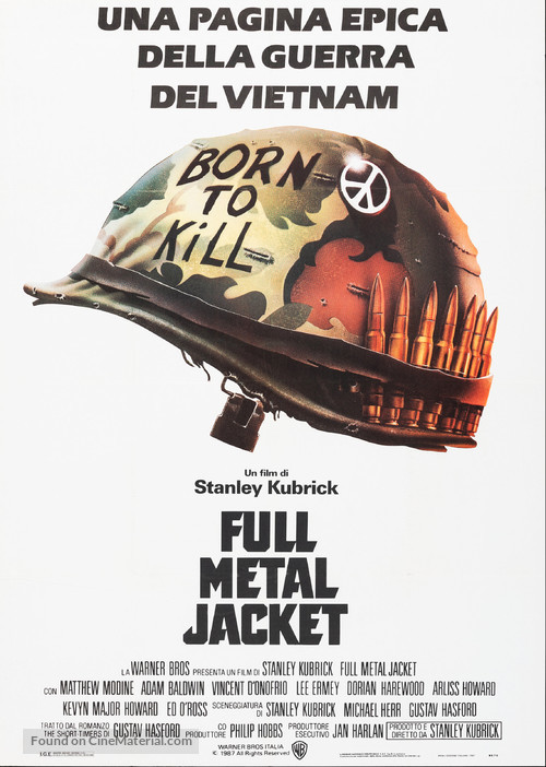 Full Metal Jacket - Italian Movie Poster