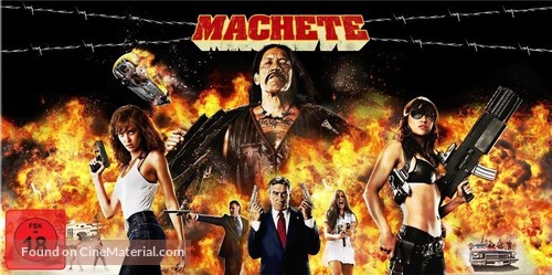 Machete - German Blu-Ray movie cover