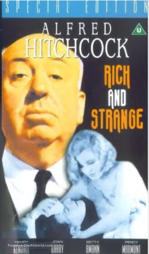 Rich and Strange - British VHS movie cover