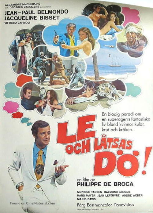 Le magnifique - Swedish Movie Poster