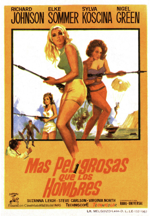 Deadlier Than the Male - Spanish Movie Poster