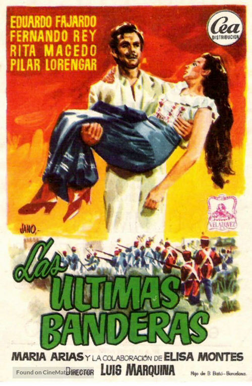 Las &uacute;ltimas banderas - Spanish Movie Poster