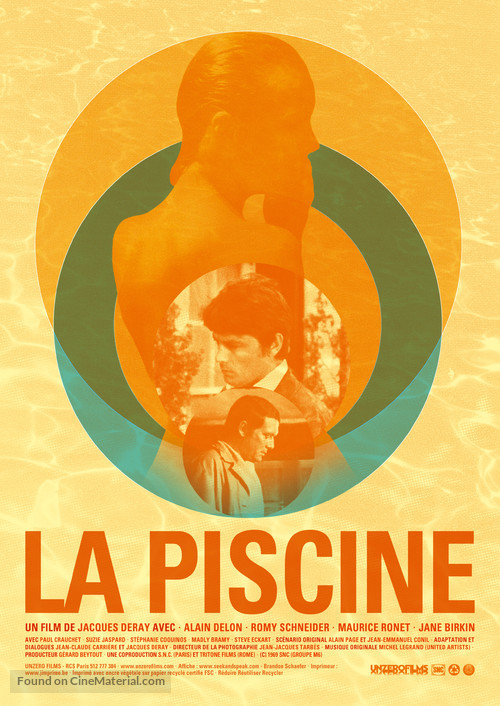 La piscine - French Re-release movie poster