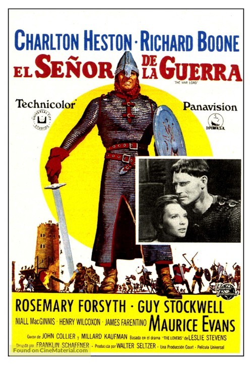 The War Lord - Spanish Movie Poster