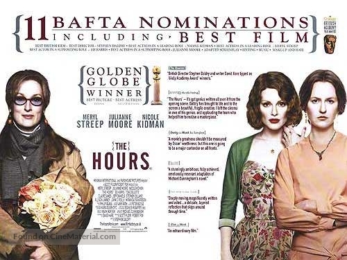 The Hours - British For your consideration movie poster
