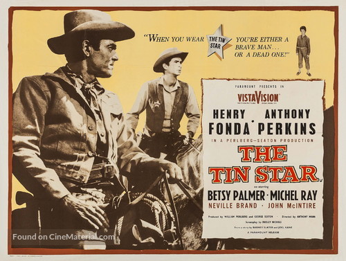 The Tin Star - British Movie Poster