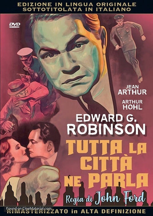 The Whole Town&#039;s Talking - Italian DVD movie cover