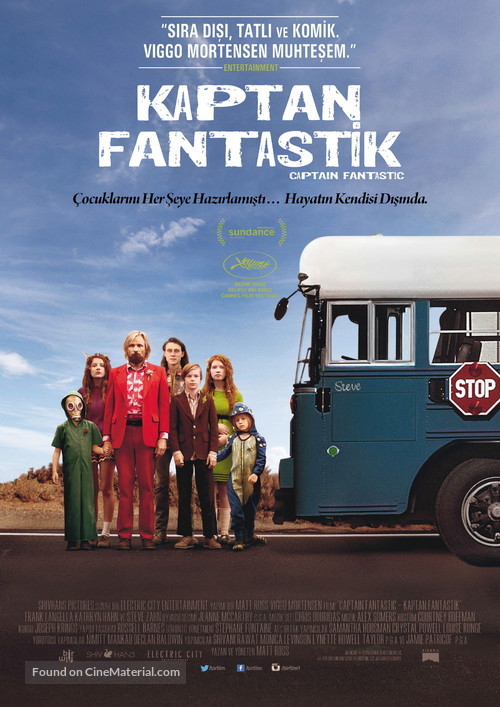 Captain Fantastic - Turkish Movie Poster