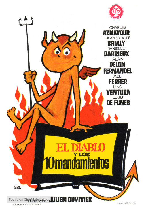 Le diable et les dix commandements - Spanish Movie Poster