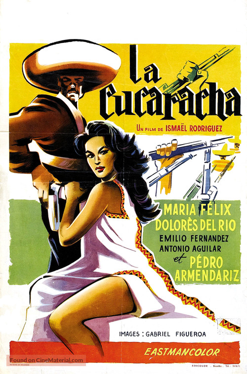 La cucaracha - Belgian Movie Poster