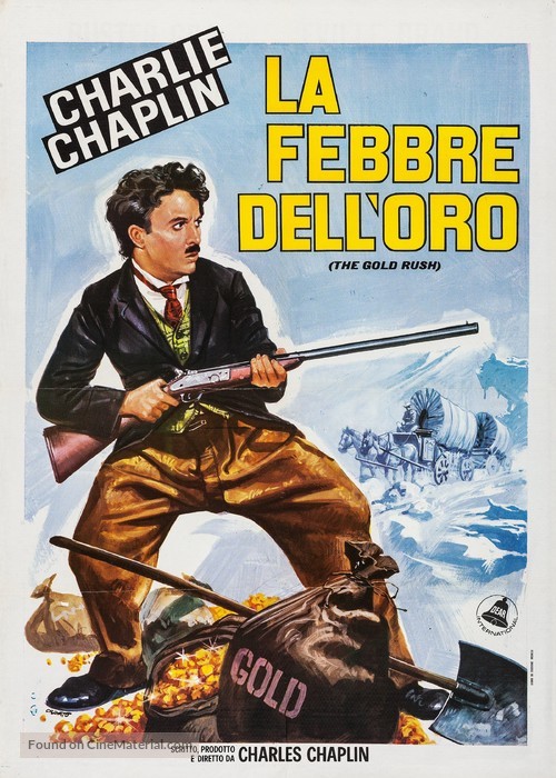 The Gold Rush - Italian Re-release movie poster