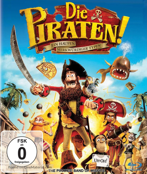 The Pirates! Band of Misfits - German DVD movie cover