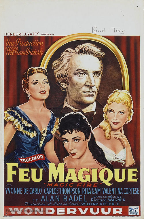 Magic Fire - Belgian Movie Poster